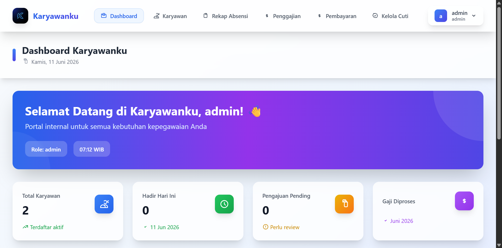Karyawanku Employee Management System