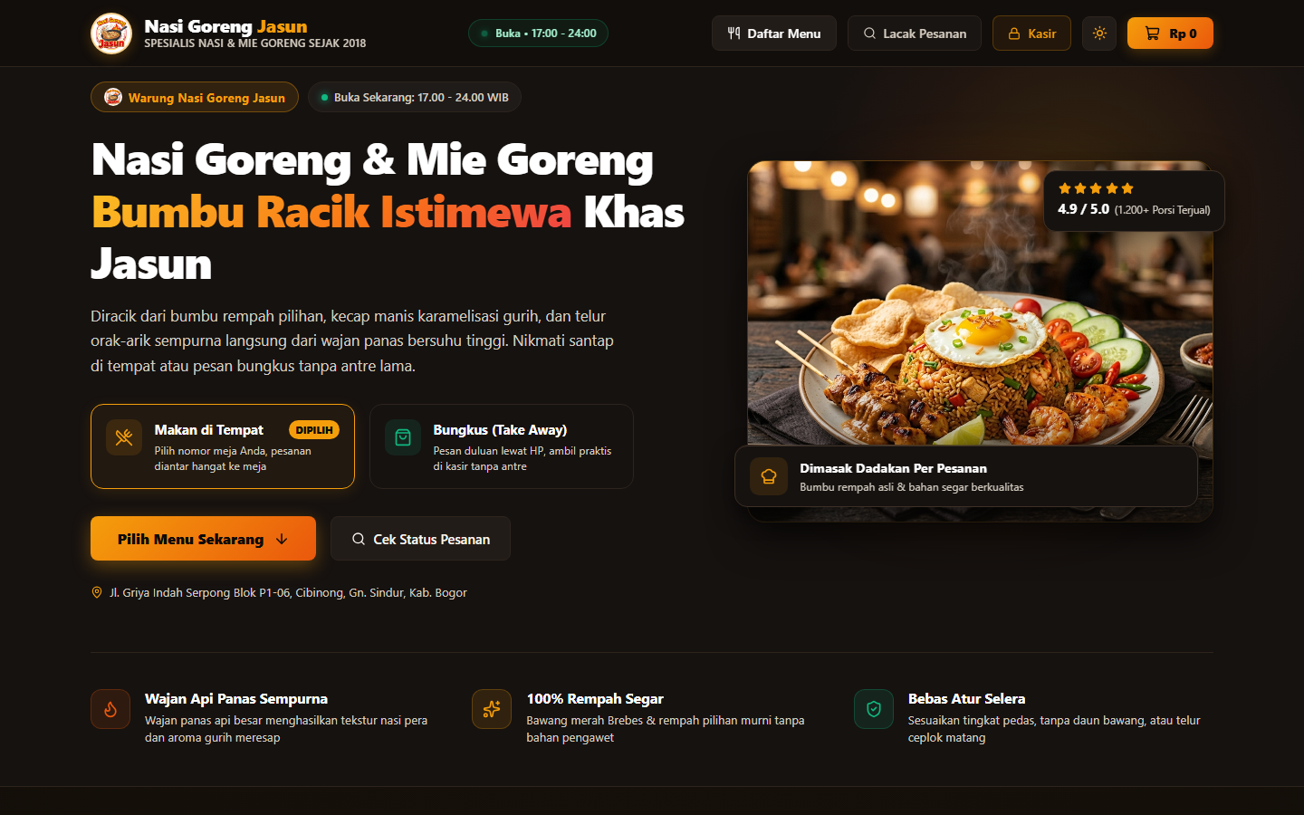 Nasi Goreng Jasun — Spesialis Nasi & Mie Goreng Istimewa