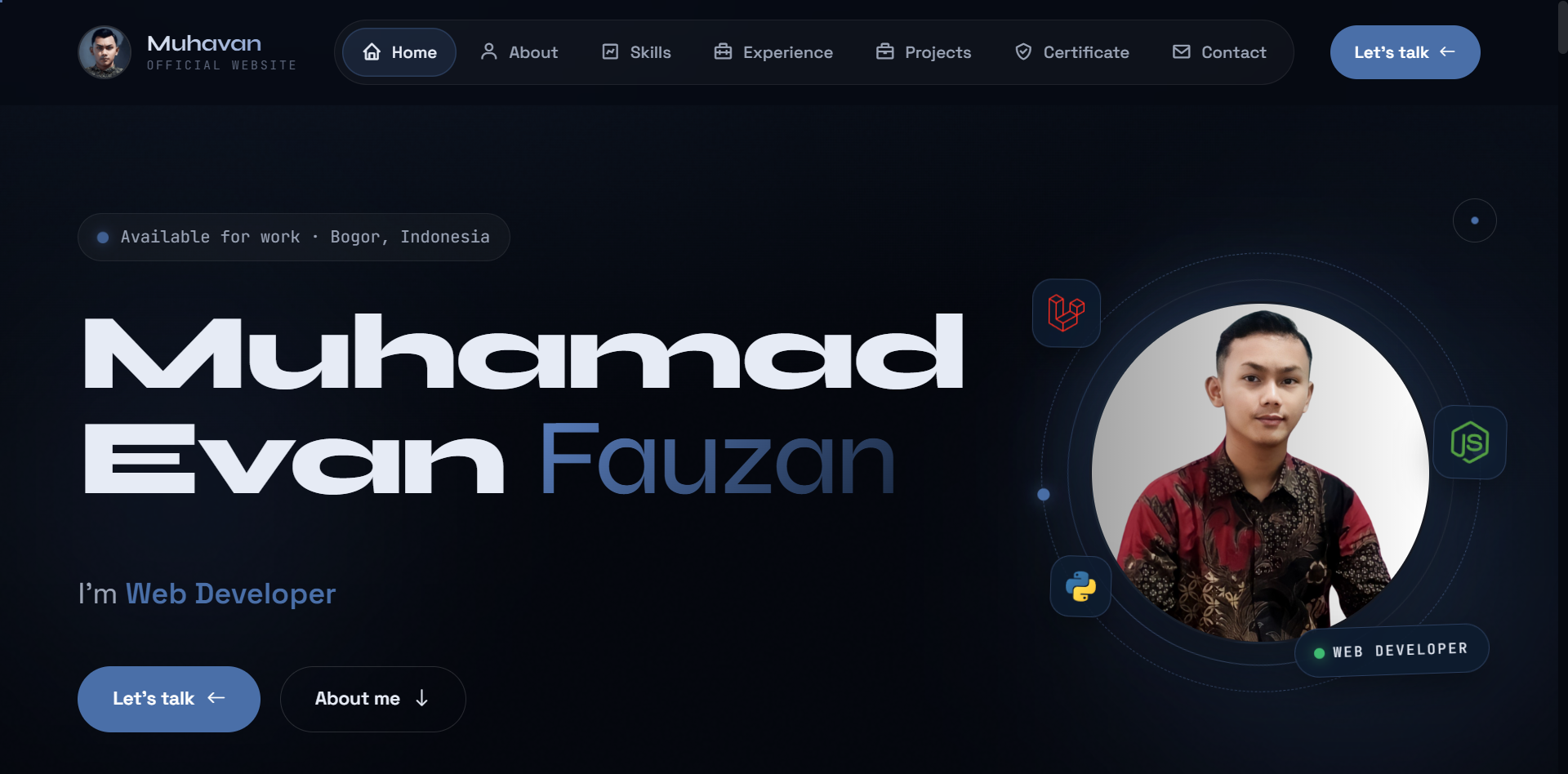 Personal Portfolio